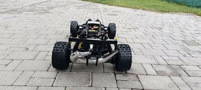 Predám PREDVÁDZAČKU 1:5 BENZÍNOVÉ RC auto Rovan Baja 5b ŽLTÉ - 4