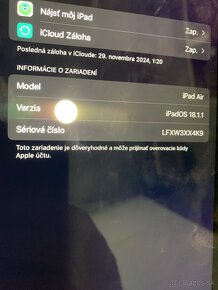 tablet Apple iPad Air 5. generácia (2022) čip M1 64GB - 4