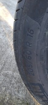 Ponúkam na predaj Michelin letné  205/60R16 - 4