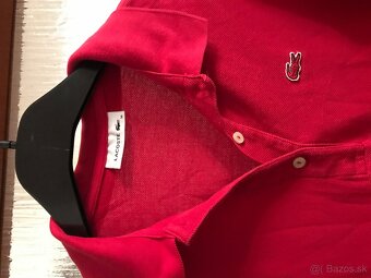 LACOSTE originál Red damske polotricko M/L - 4