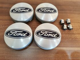 FORD STREDOVÁ KRYTKA 54mm  4 KS + VENTILKY GRÁTIS - 4