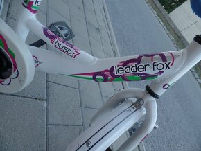 Detský bicykel Leaderfox Busby 16zoll BMX +kosik+oporné kol. - 4