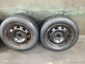 Predám komplet sadu plechových diskov 5x100 R15 195/65 R15 - 4