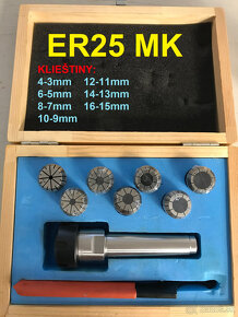 Predám klieštinové sady ER25, ER32, ER40 - 4