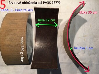 Brzdové a spojkové obloženia Tatra - PV3S - Liaz - 4