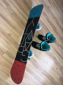 snowboard komplet set 147 cm - 4