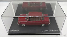 Škoda 1100MBX (1969) rubínová červená 1:43 - Abrex - 4