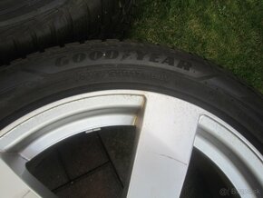 17" AL disky Dezent 112 rozteč so zimnymi pneu 215/55R17 98 - 4