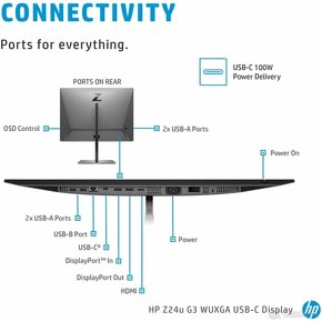 Nikdy nepoužívaný Monitor HP z24u G3 - 4