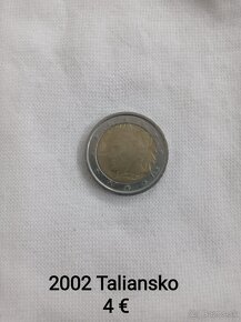 2 eurové mince, 1€, 0,50€ - 4