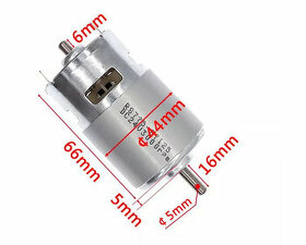 Výkonný DC motor typ RS775 - nový - 4