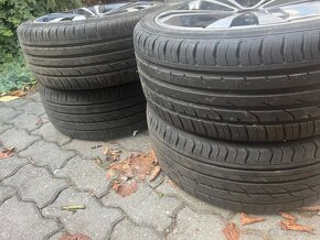 Brock 5x108 r17 s letnými gumami 215/40 r17 - 4