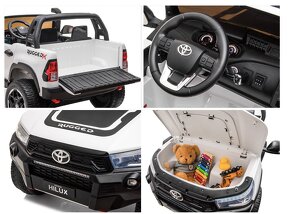 Detské elektrické autíčko Toyota Hilux 4x4 - 4