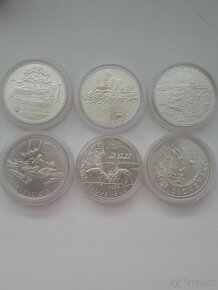 Mince strieborne 10 a 20 eurove mince - 4