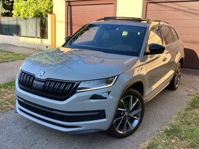 Kodiaq Sportline 4x4 7miest Nardo Grey Virtual Pano 83t. km - 4