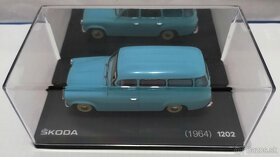 Škoda 1202 (1964) svetlomodrá 1:43 - Abrex - 4