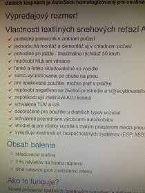 Snehové textilné reťaze - 4