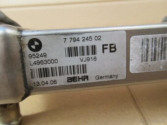 BMW EGR chladič 7794245, 7790065 motor M47, M57 - 4