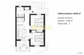 3-izbový apartmán v Chorvátsku, okolie Zadaru - 4