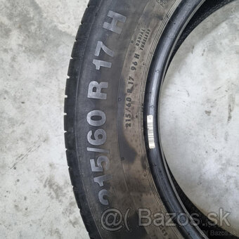 Letné pneumatiky 215/60 R17 CONTINENTAL DOT0717 - 4