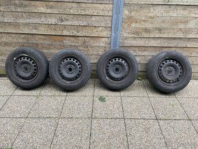 4ks Continental TS860 195/65 R16 +plechy VW golf 5 - 4