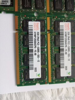 predám pamäte (ram) pre notebooky 2gb DDR2 - 4