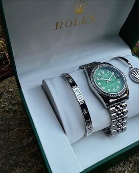 Pánske Hodinky Rolex Datejust 16200 36mm | Green Dial - 4