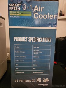 Zvlhčovač,ventilátor a chladič Air Cooler Smart Fresh 3 in 1 - 4