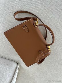 Hermes Kelly mini hnedá kabelka - 4