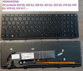 Klavesnice: HP 450 G1 G2 455 G1 G2 470 G0/HP 830 G9 840 G9 - 4