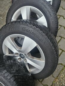 Alu disky + Zimné gumy 185/60 R15 - 4