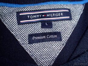 Tommy Hilfiger pánsky sveter tmavomodrý L - 4