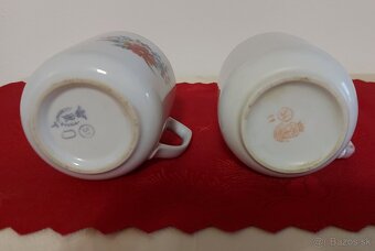 Retro hrnčeky z chalupy od starej mamy + 2ks čínsky porcelán - 4