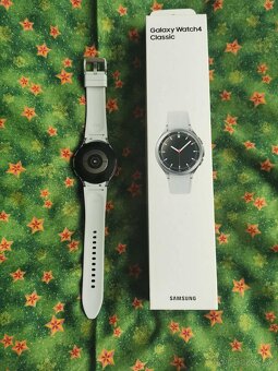 Samsung watch 4 classic 46mm silver v dobrom stave boli použ - 4