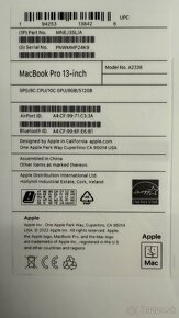 Nový nerozbalený MacBook Pro 13,3 M2 512GB záruka a doklad - 4