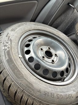 Zimné kolesa 5x112 195/65 r15 - 4