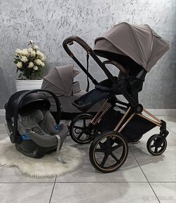 TROJKOMBINÁCIA CYBEX PRIAM ROSEGOLD SOHO GREY - 4