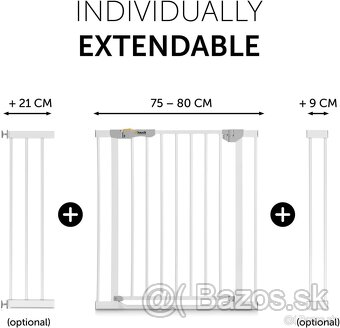 Predĺženie "9 cm" na detskú bezpečnostnú zábranu "Hauck" - 4