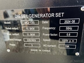 Dieselovy generator 10kW - 4