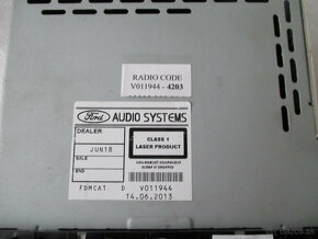 Autorádio Ford 6000CD+MP3 - 4