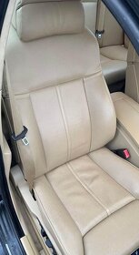 KÚPIM krémové odvetrávané comfort sedačky do BMW E60 - 4