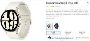 Samsung Galaxy Watch 6 zlaté v záruke - faktúra - 4