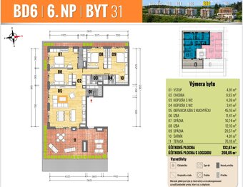 Nadčasový 5 izb. byt v štýlovej NOVOSTAVBE, ul. Cédrová - 4