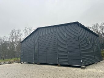 Plechová montovaná garáž 12x6m – BTX7016 - 4