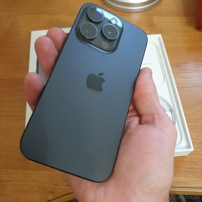 iPhone 15 Pro Black Titanium 128GB TOP STAV zaruka - 4