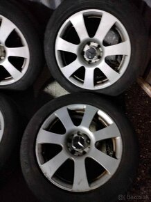 4ks alu disky orig. MB 5x112 R17 pneu 225/55 r17 - 4