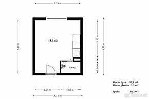 ABSOLUTEREAL / GARZÓNKA BA - RUŽINOV NIVY, 19.2 m2, pivnica - 4