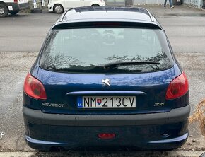 Peugeot 206, málo jazdený, v dobrom stave - 4