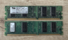 Predam pamäte do PC SDRAM DDR1 DDR2 - 4