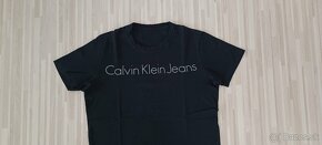 Pánske čierne tričko CALVIN KLEIN - 4